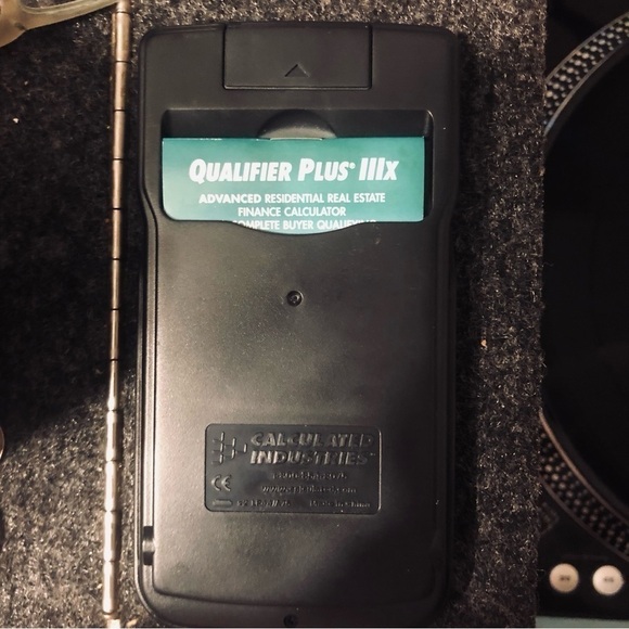 Qualifier Plus IIIx financial calculator - Picture 3 of 5